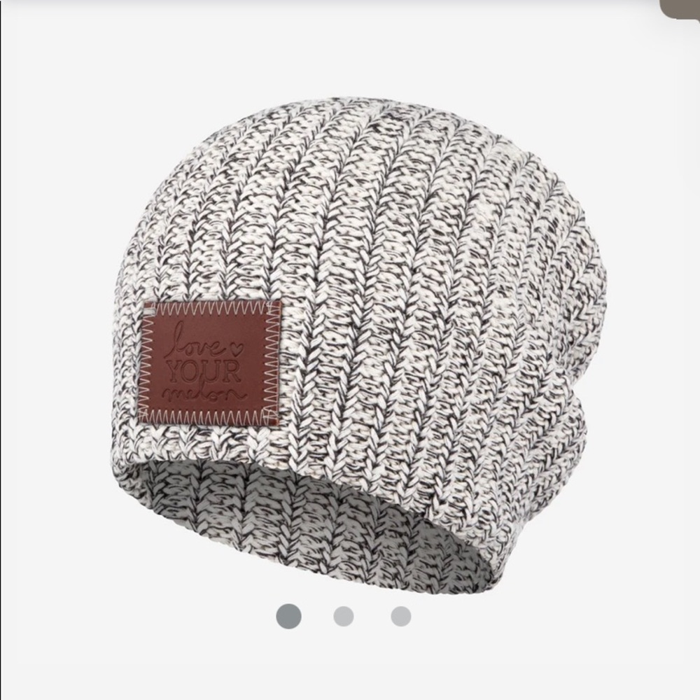 Love Your Melon Black Speckled Beanie